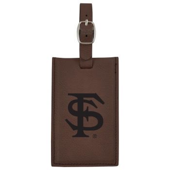 Travel Baggage Tag with Privacy Cover - Florida State Seminoles