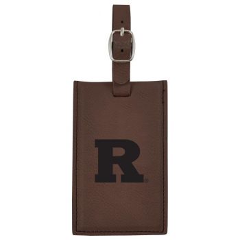 Travel Baggage Tag with Privacy Cover - Rutgers Knights