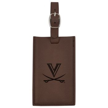 Travel Baggage Tag with Privacy Cover - Virginia Cavaliers