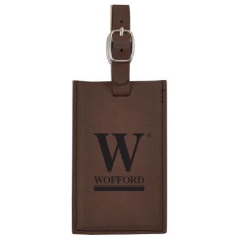 Travel Baggage Tag with Privacy Cover - Wofford Terriers