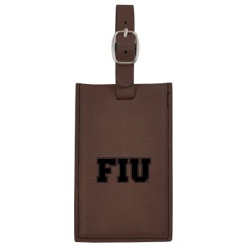 Travel Baggage Tag with Privacy Cover - FIU Panthers