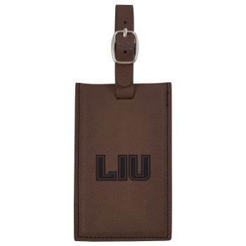 Travel Baggage Tag with Privacy Cover - LIU Blackbirds