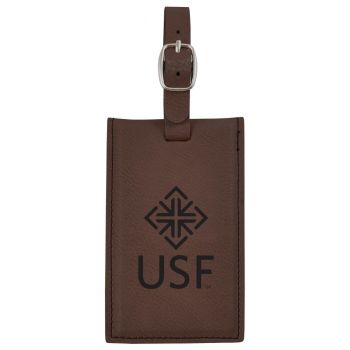 Travel Baggage Tag with Privacy Cover - San Francisco Dons