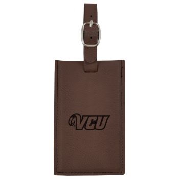 Travel Baggage Tag with Privacy Cover - VCU Rams