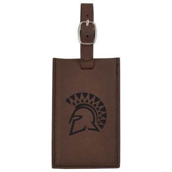 Travel Baggage Tag with Privacy Cover - San Jose State Spartans