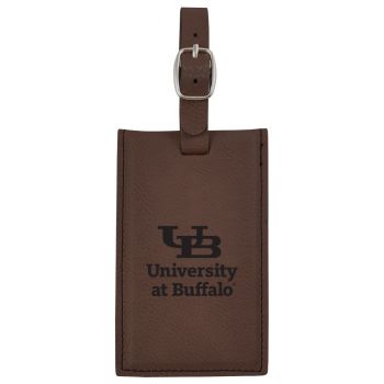Travel Baggage Tag with Privacy Cover - SUNY Buffalo Bulls
