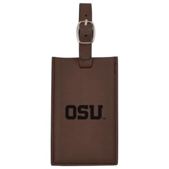 Travel Baggage Tag with Privacy Cover - Oregon State Beavers