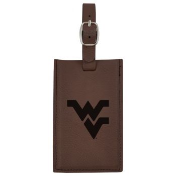 Travel Baggage Tag with Privacy Cover - West Virginia Mountaineers