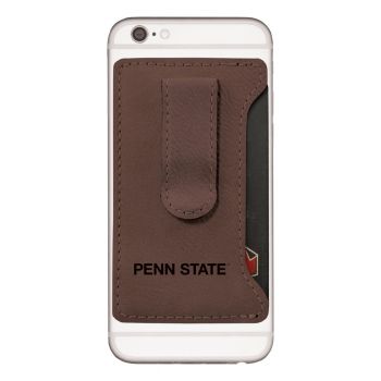 Cell Phone Card Holder Wallet with Money Clip - Penn State Lions