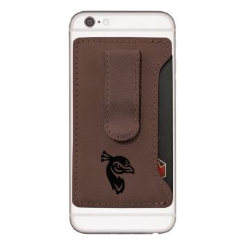 Cell Phone Card Holder Wallet with Money Clip - St. Peter's Peacocks