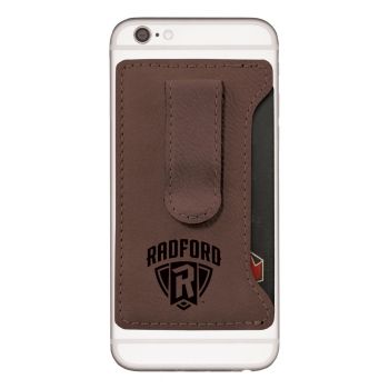 Cell Phone Card Holder Wallet with Money Clip - Radford Highlanders