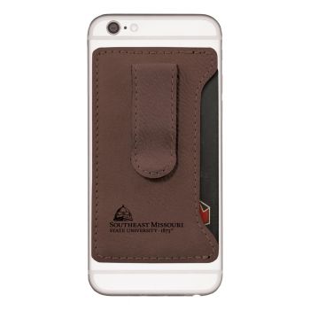 Cell Phone Card Holder Wallet with Money Clip - SEASTMO Red Hawks