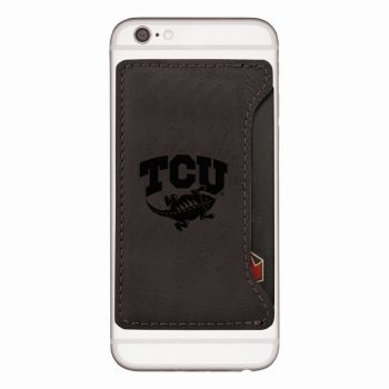 Cell Phone Card Holder Wallet - TCU Horned Frogs
