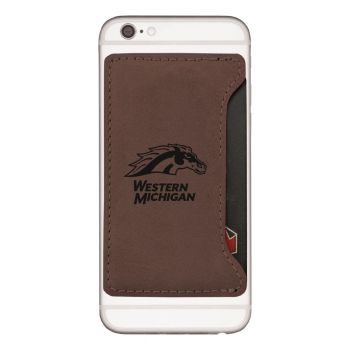 Cell Phone Card Holder Wallet - Western Michigan Broncos
