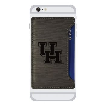 Faux Leather Cell Phone Card Holder - University of Houston