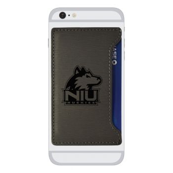 Faux Leather Cell Phone Card Holder - NIU Huskies
