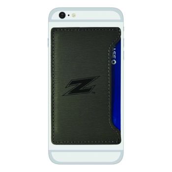 Faux Leather Cell Phone Card Holder - Akron Zips