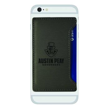 Faux Leather Cell Phone Card Holder - Austin Peay State Governors