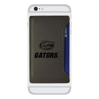Faux Leather Cell Phone Card Holder - Florida Gators