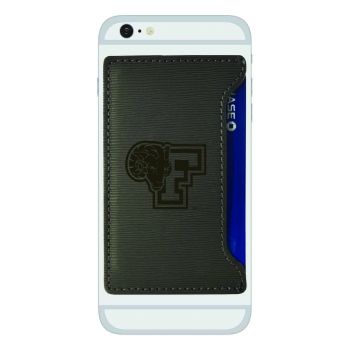 Faux Leather Cell Phone Card Holder - Fordham Rams