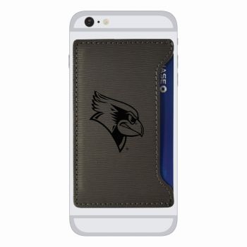 Faux Leather Cell Phone Card Holder - Illinois State Redbirds