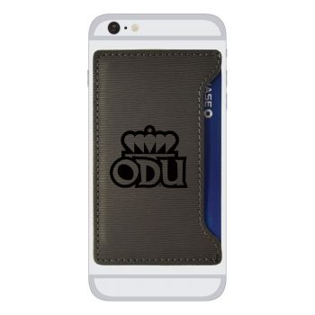 Faux Leather Cell Phone Card Holder - Old Dominion Monarchs