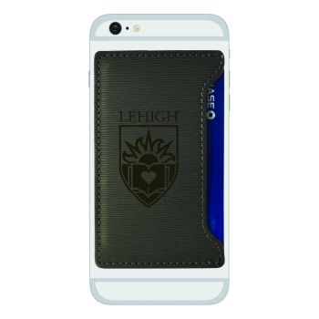 Faux Leather Cell Phone Card Holder - Lehigh Mountain Hawks