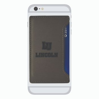 Faux Leather Cell Phone Card Holder - Lincoln University Tigers