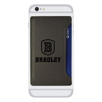 Faux Leather Cell Phone Card Holder - Bradley Braves