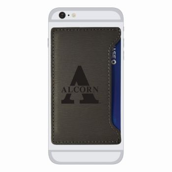 Faux Leather Cell Phone Card Holder - Alcorn State Braves
