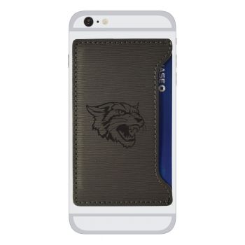Faux Leather Cell Phone Card Holder - Bethune-Cookman Wildcats