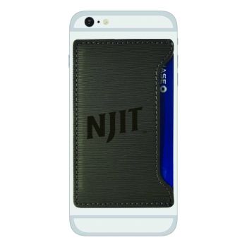 Faux Leather Cell Phone Card Holder - NJIT Highlanders
