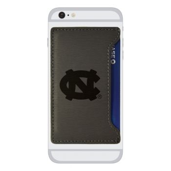Faux Leather Cell Phone Card Holder - North Carolina Tar Heels