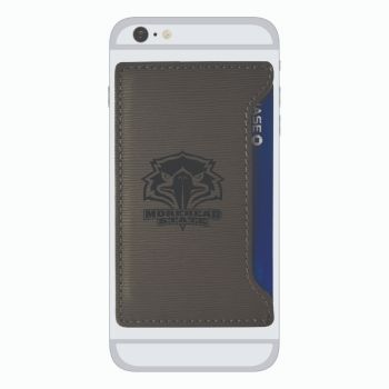 Faux Leather Cell Phone Card Holder - Morehead State Eagles