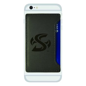 Faux Leather Cell Phone Card Holder - Sacramento State Hornets