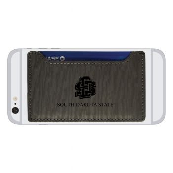 Faux Leather Cell Phone Card Holder - South Dakota State Jackrabbits