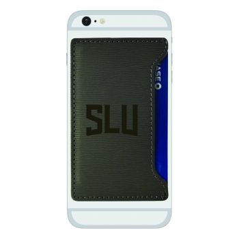 Faux Leather Cell Phone Card Holder - St. Louis Billikens