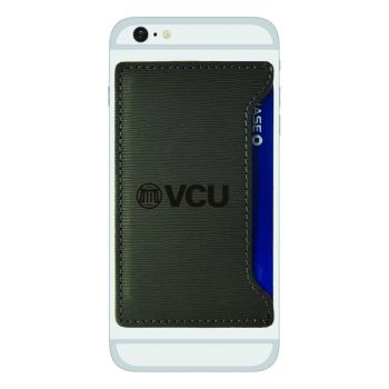 Faux Leather Cell Phone Card Holder - VCU Rams