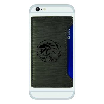 Faux Leather Cell Phone Card Holder - Winston-Salem State University 