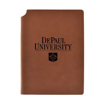 Leather Hardcover Notebook Journal - DePaul Blue Demons