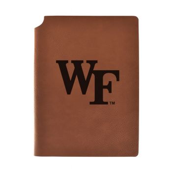 Leather Hardcover Notebook Journal - Wake Forest Demon Deacons