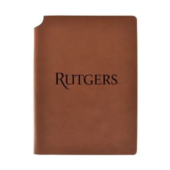 Leather Hardcover Notebook Journal - Rutgers Knights