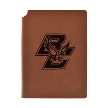 Leather Hardcover Notebook Journal - Boston College Eagles