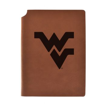 Leather Hardcover Notebook Journal - West Virginia Mountaineers
