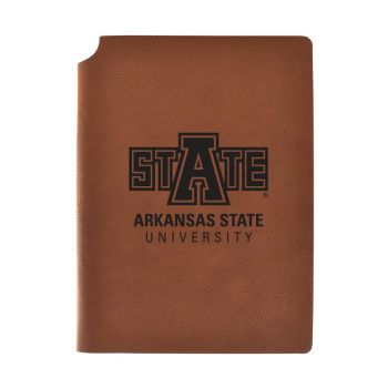 Leather Hardcover Notebook Journal - Arkansas State Red Wolves