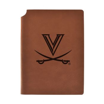 Leather Hardcover Notebook Journal - Virginia Cavaliers