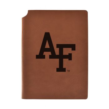 Leather Hardcover Notebook Journal - Air Force Falcons