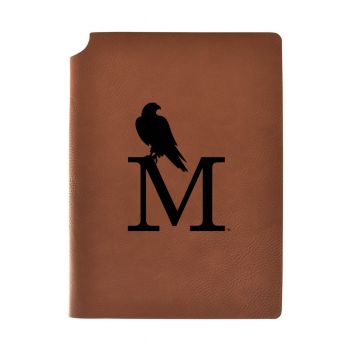 Leather Hardcover Notebook Journal - Montevallo Falcons