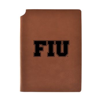 Leather Hardcover Notebook Journal - FIU Panthers