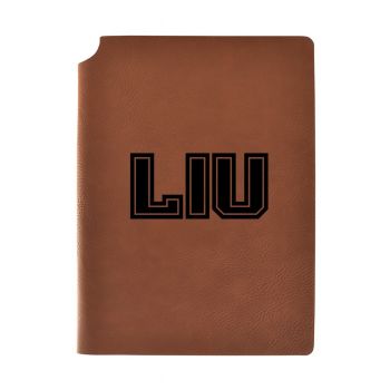 Leather Hardcover Notebook Journal - LIU Blackbirds
